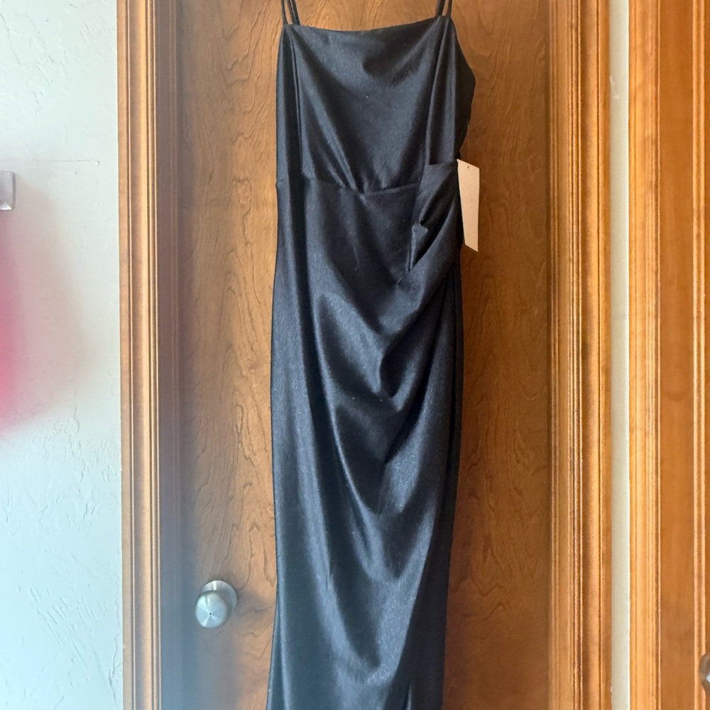Honey and Rosie Strapless Black Dress